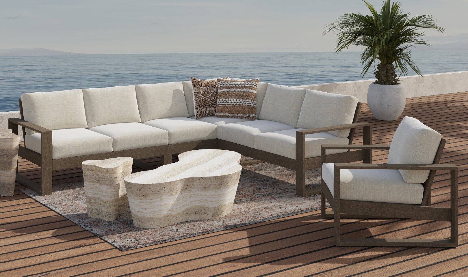 Laguna Four-Piece Outdoor Sectional