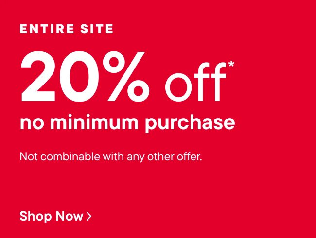 20% off entire site