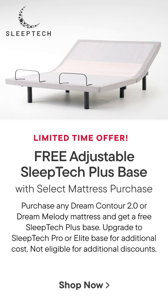 Free adjustable base with select mattress purchase