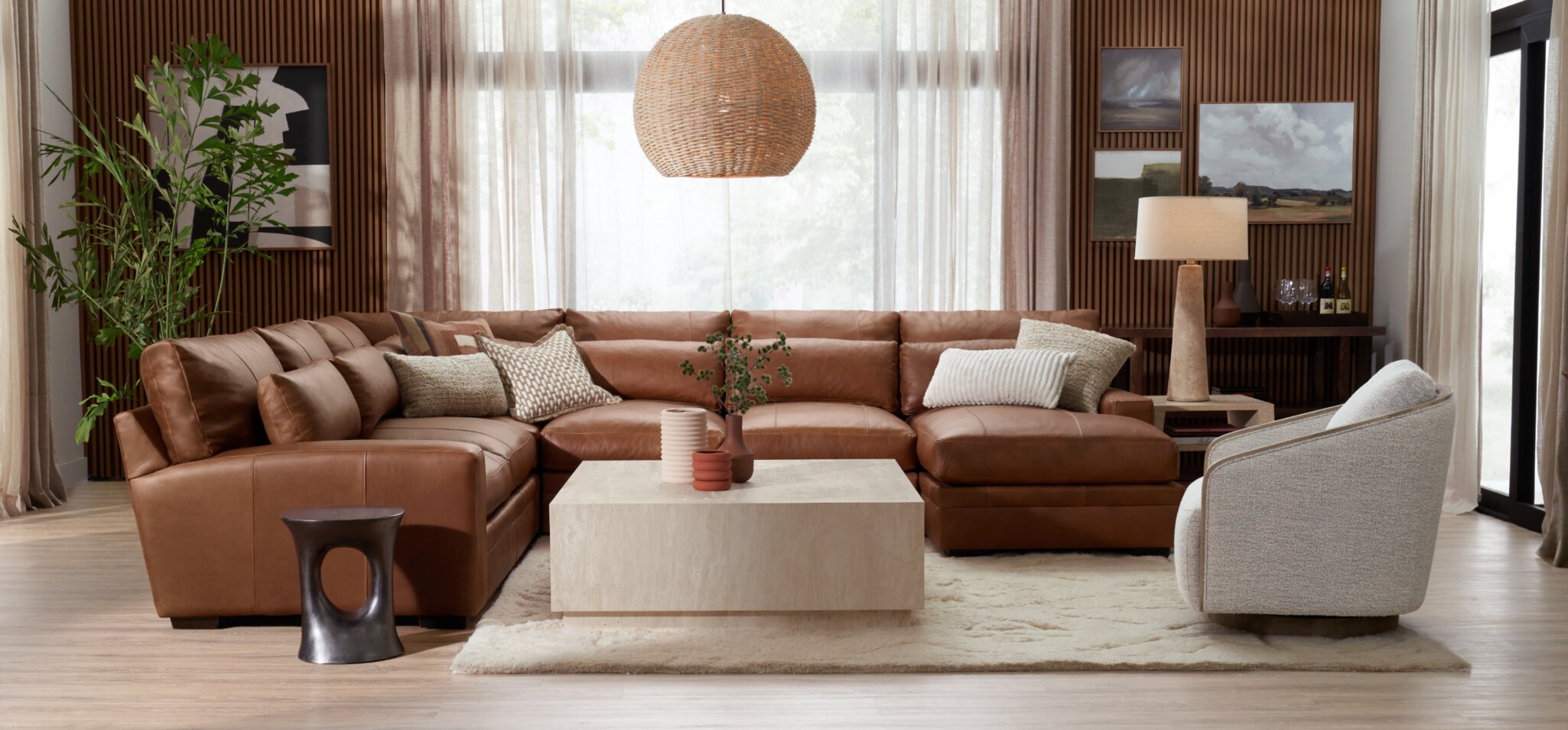 The Winston in Leather Room