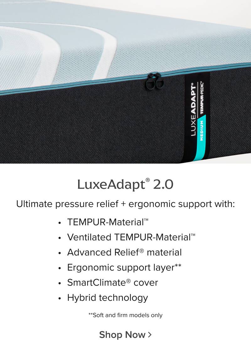 LuxeAdapt 2.0 - Ultimate Pressure Relief + Ergonomic Support