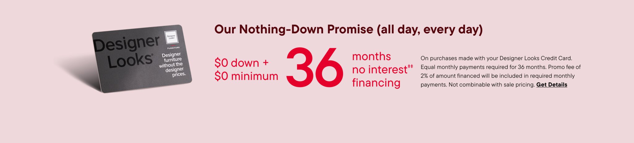 50 months $0 down no interest