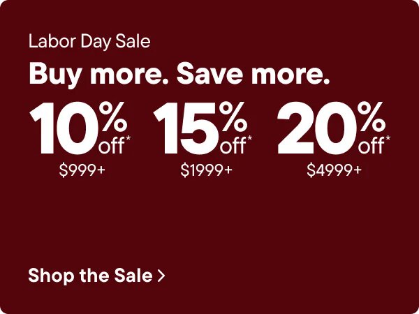 Buy more. Save more.