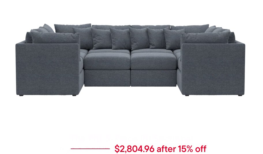 The Pitt 5-Piece Pit Sectional