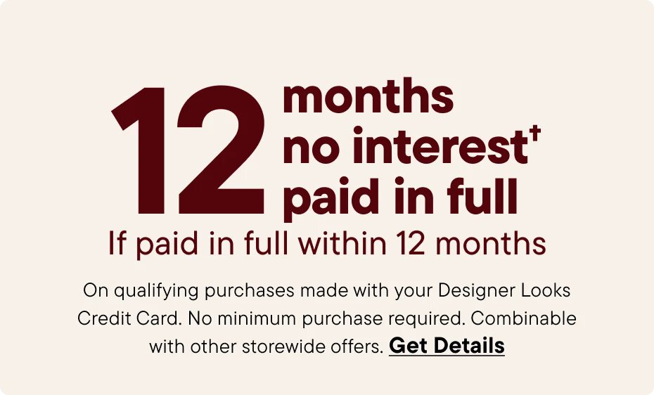 12 Months 0% financing