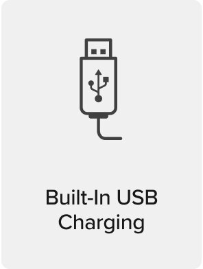 Built-in USB Charging