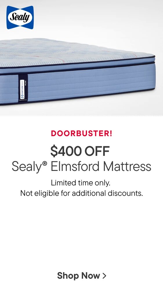 $400 off Sealy Elmsford Mattress