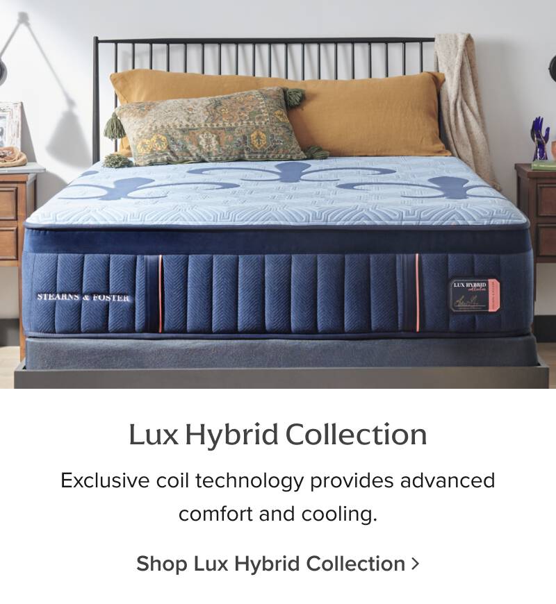 Lux Hybrid Collection - Exclusive coil technology provides advanced comfort and cooling. Shop Lux Hybrid Collection