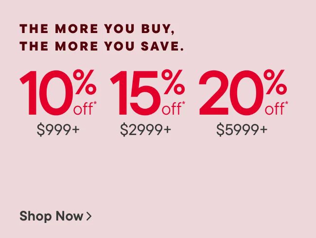 20% off $5999+