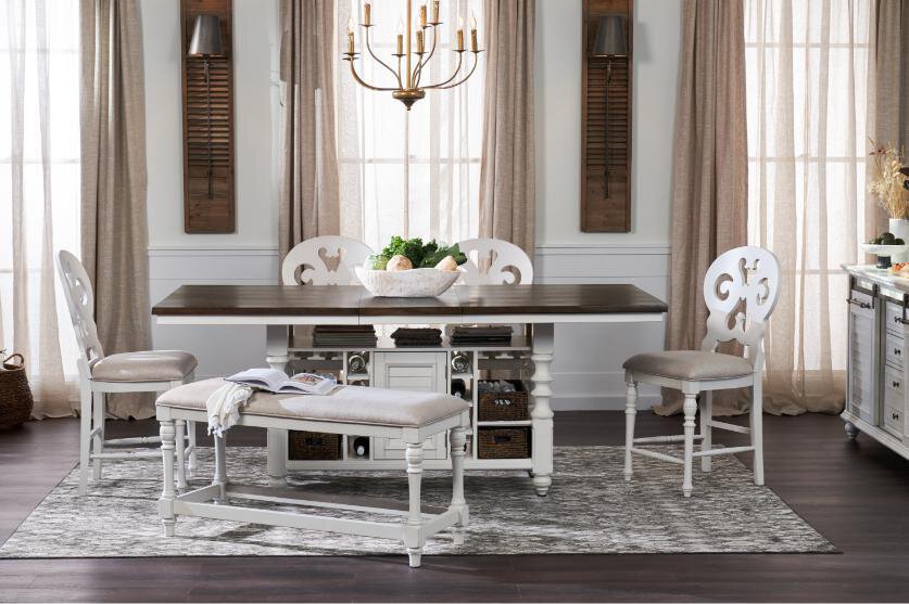 American signature deals round dining table