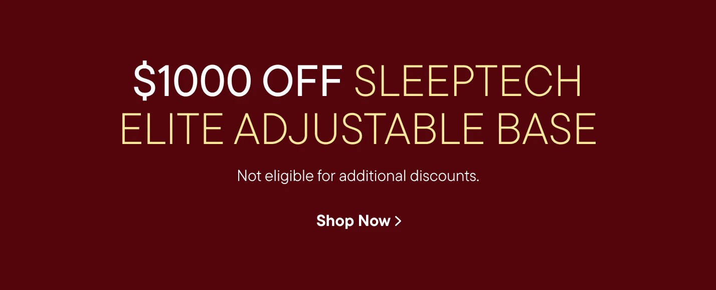 $1000 OFF SleepTech Elite Adjustable Base