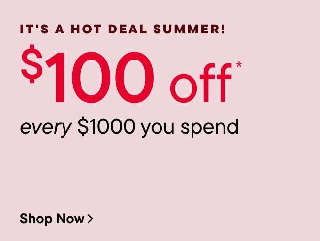 $100 off every $1000