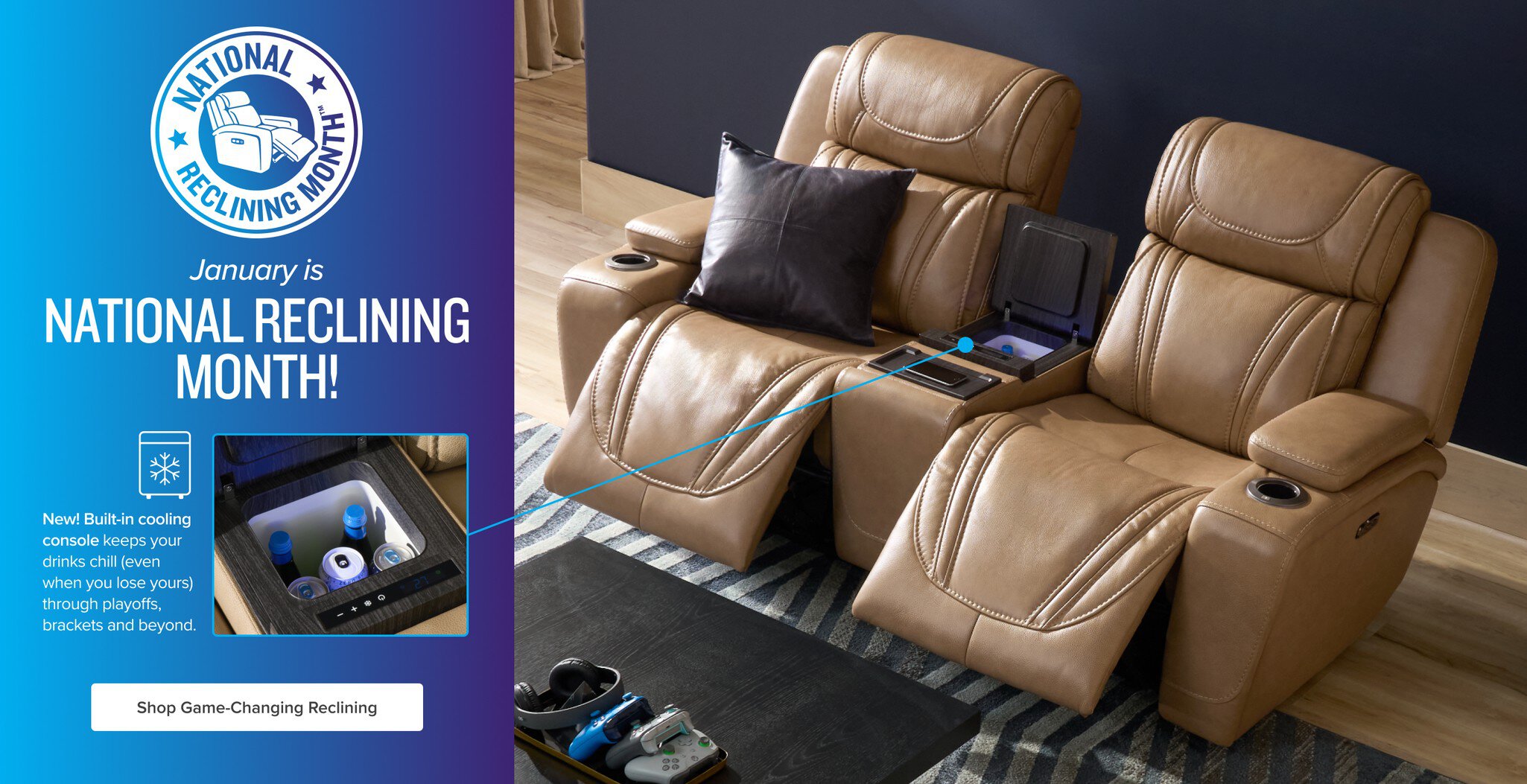 It's National Reclining Month™!