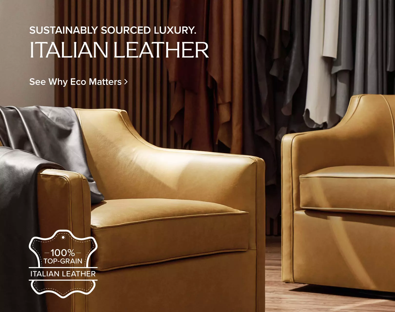Sustainably Sourced Luxury Italian Leather