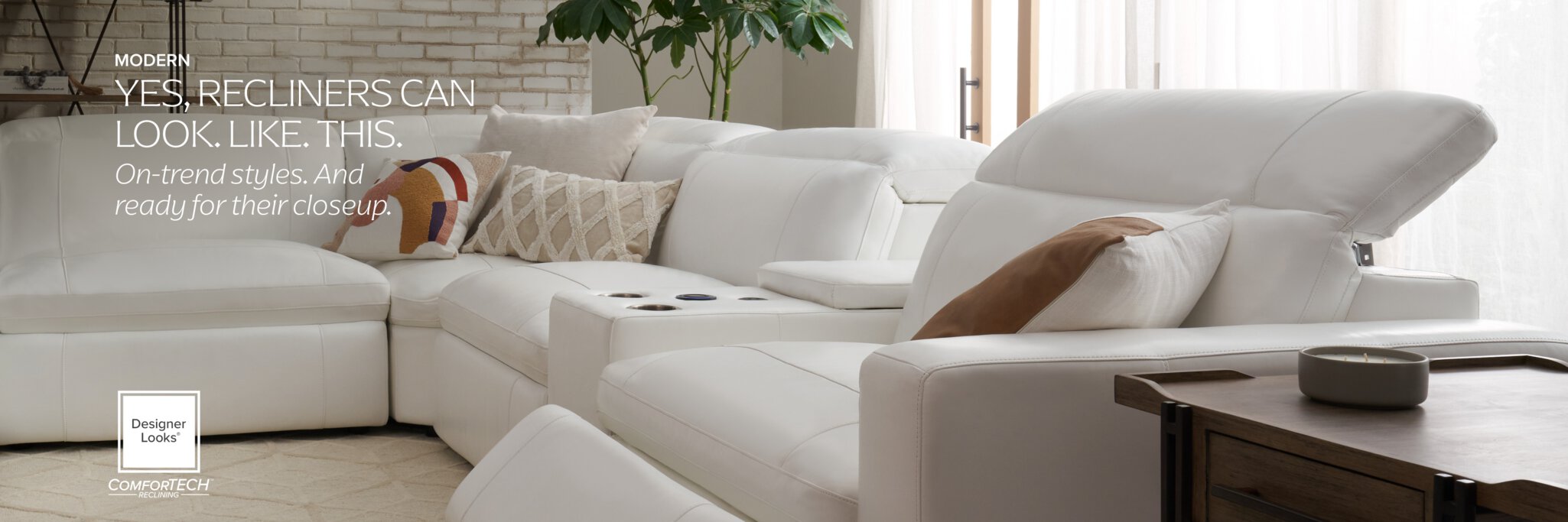 Modern ComforTech Reclining Sofa