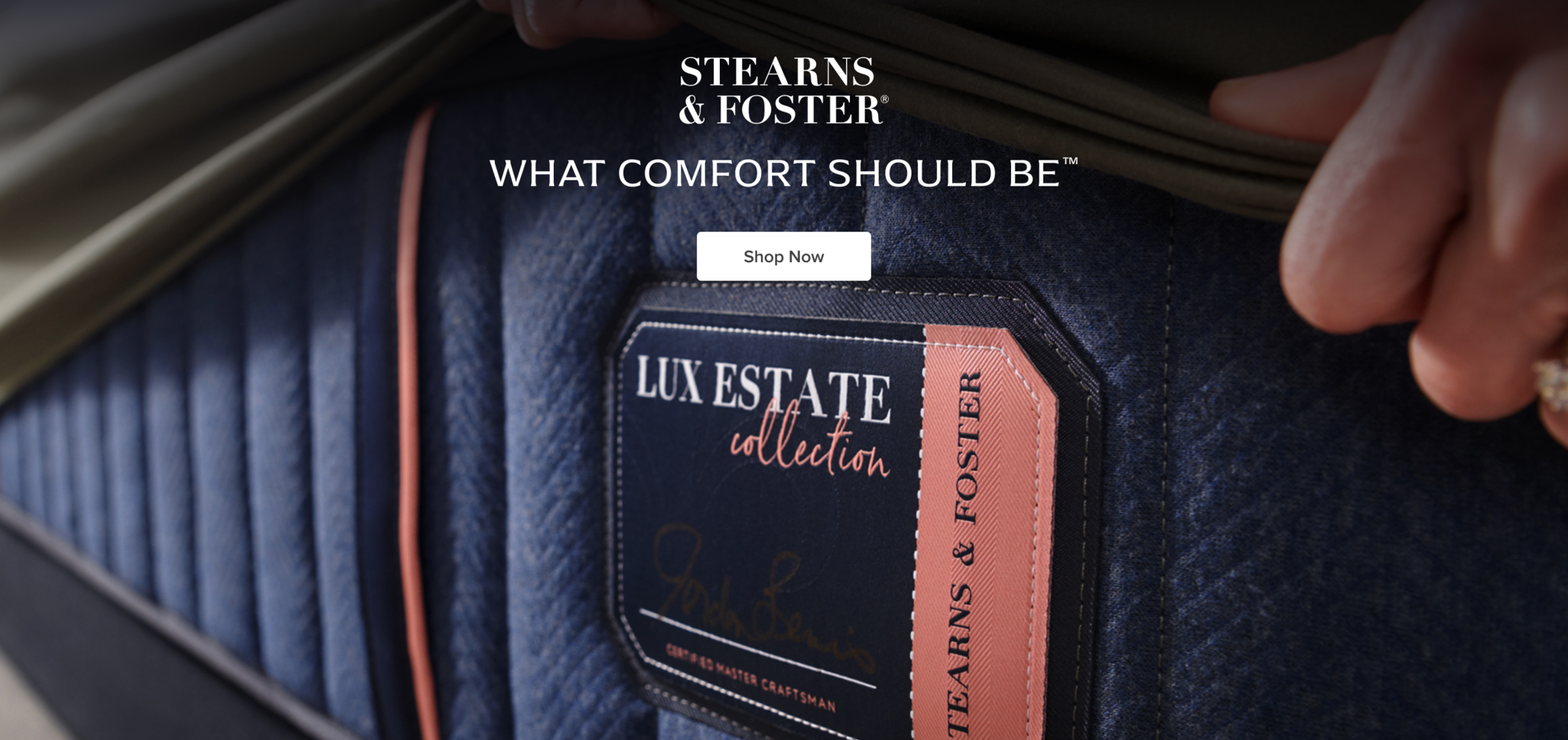 Stearns & Foster What Comfort Should Be - Shop Stearns and Foster Mattresses