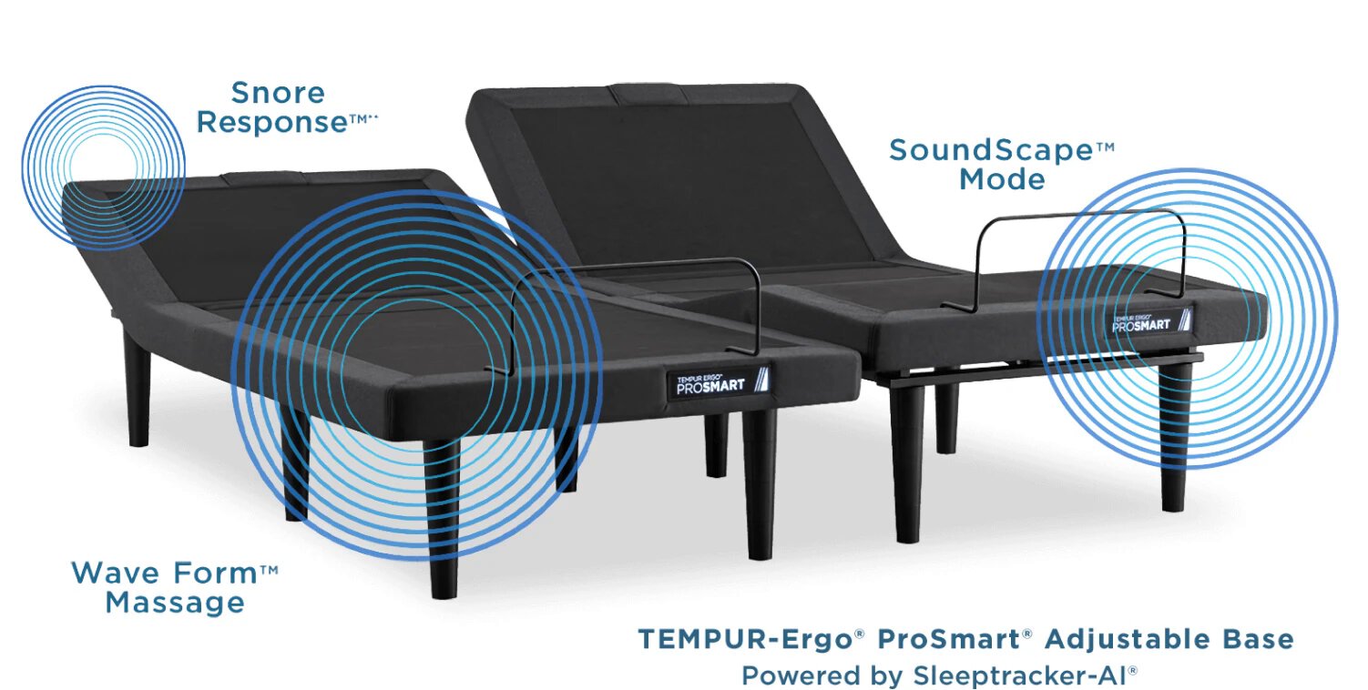 Tempur Ergo Adjustable Base powered by sleeptracker-AI