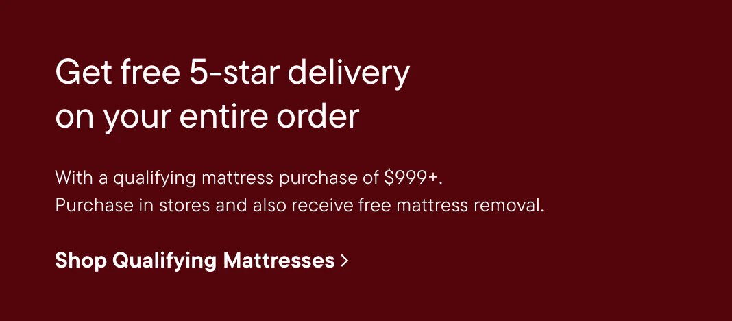 Get free 5-star delivery
                    on your entire order