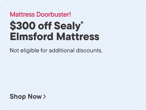 $300 off Sealy® Elmsford Mattress