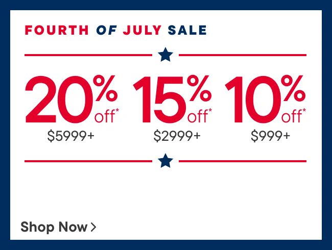 20% off $5999+