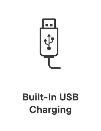 Built-in USB Charging