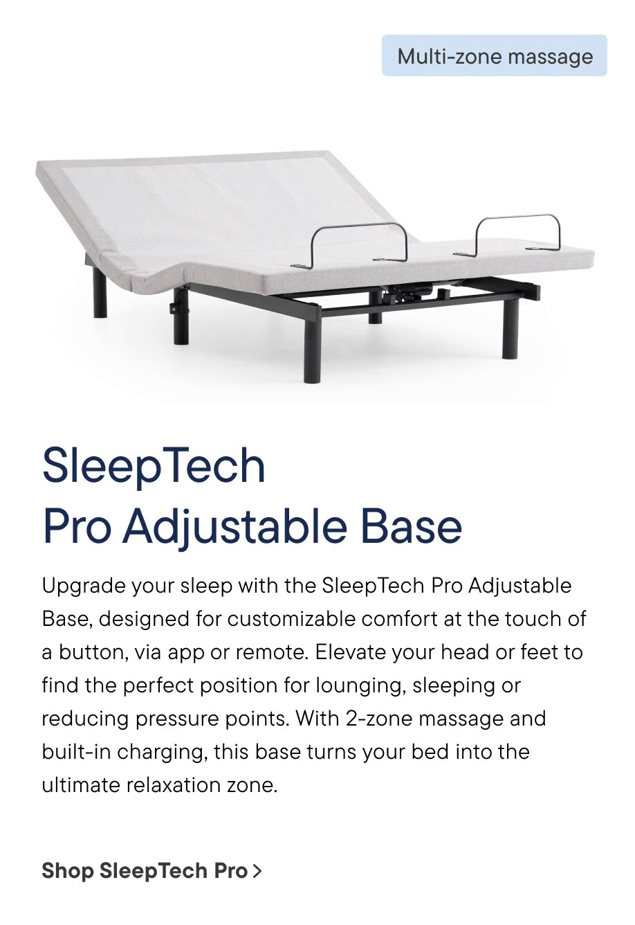 SleepTech Pro Adjustable Base