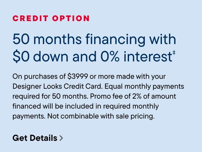 50 months $0 down 0% interest