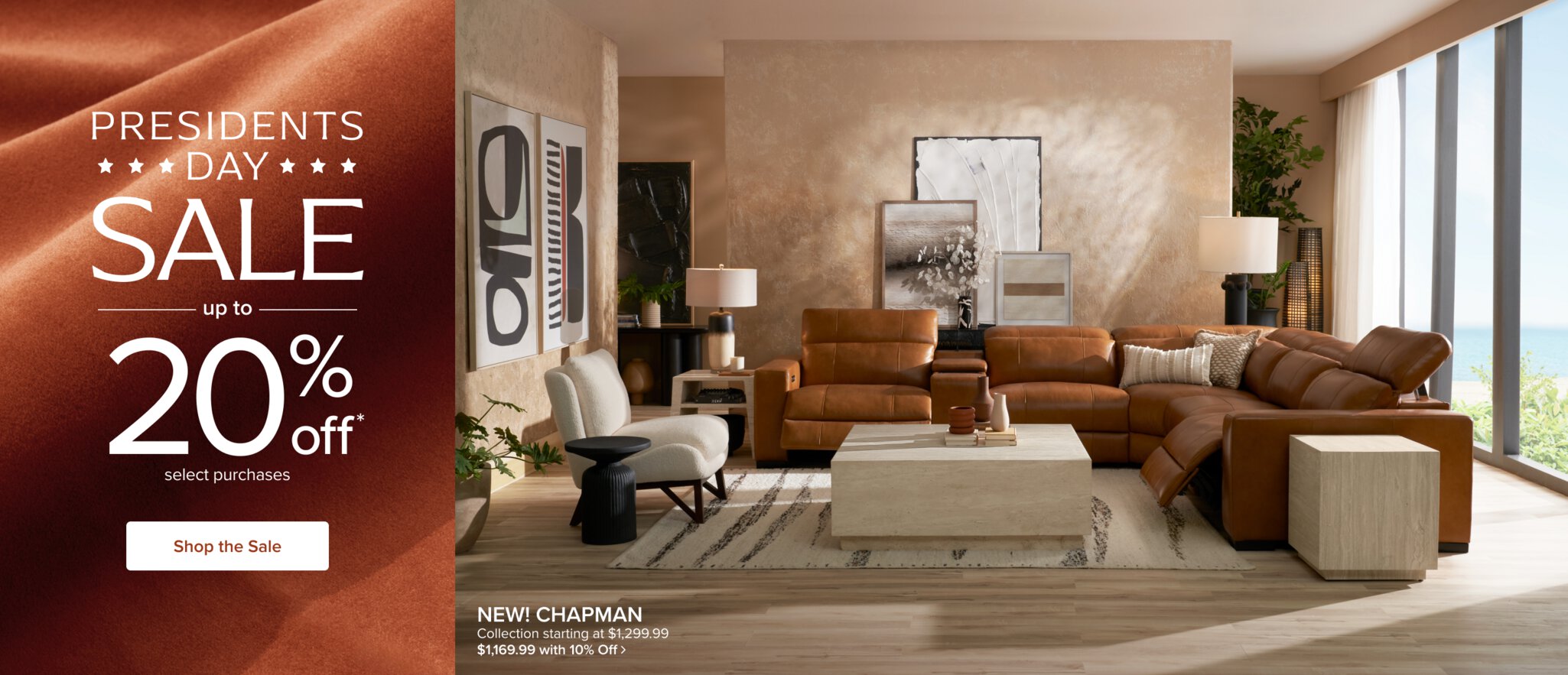 Chapman Collection starting at $1,1699.99 with 10% Off