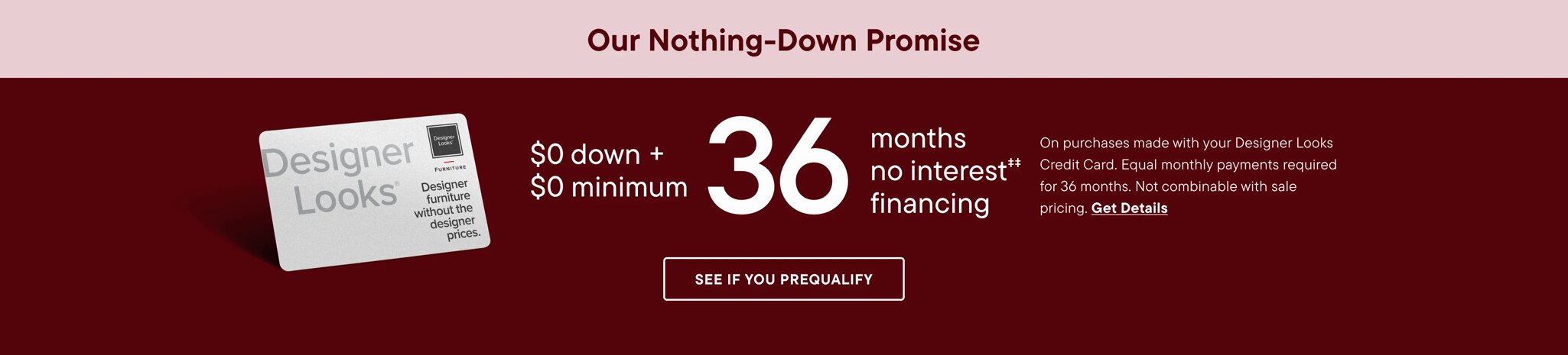 Our Nothing-Down Promise